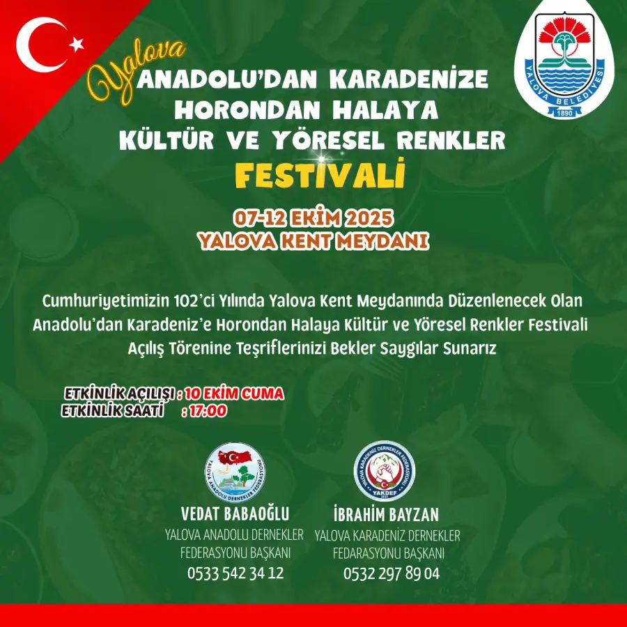 07-12/10/2025 tarihleri arası Festival Daveti
